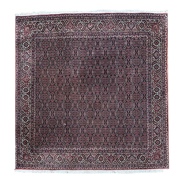 Persian Bijar Wool Rug 6’3” X 6’10” For Sale