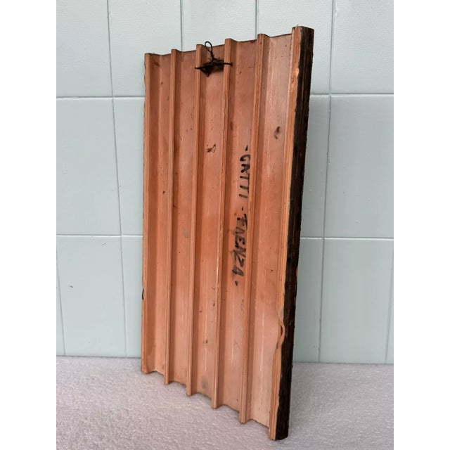 Futurist Artwork on Terracotta Tile by Riccardo Gatti, 1960s For Sale - Image 13 of 16