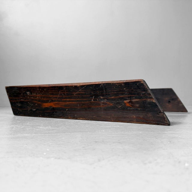 Small Wooden Japanese Ladder with Two Steps, 1940s For Sale - Image 10 of 11