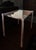 1970s Pair of Vintage Milo Baughman Style Tubular Chrome and Glass Side Tables For Sale - Image 5 of 5