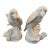 Early 19th Century Antique Pair of Blanc De Chine Falcons For Sale