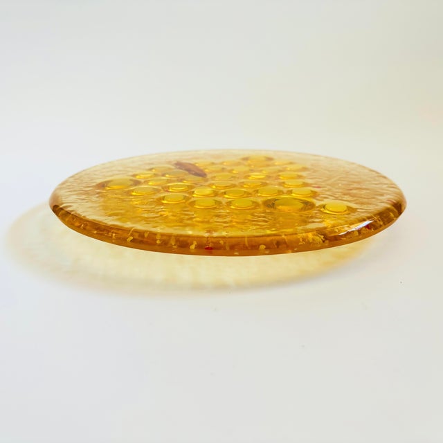 Mid-Century Modern Mid Century Lucite Grapes Trivet For Sale - Image 3 of 9
