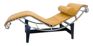 Lounge Chair Lc4 from Le Corbusier for Cassina, Cognac Leather, Italy, 2000