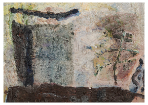 Abstract Composition, 1970s, Oil on Board