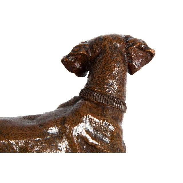 French Bronze Sculpture "Chien Braque" by Pierre-Jules Mene For Sale - Image 12 of 18