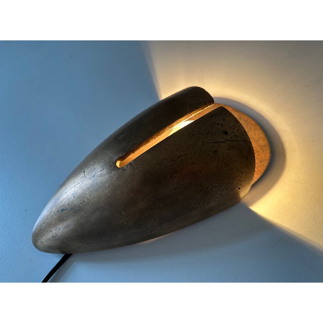 Modern Bronze Wall Sconce, 1960 For Sale - Image 16 of 18