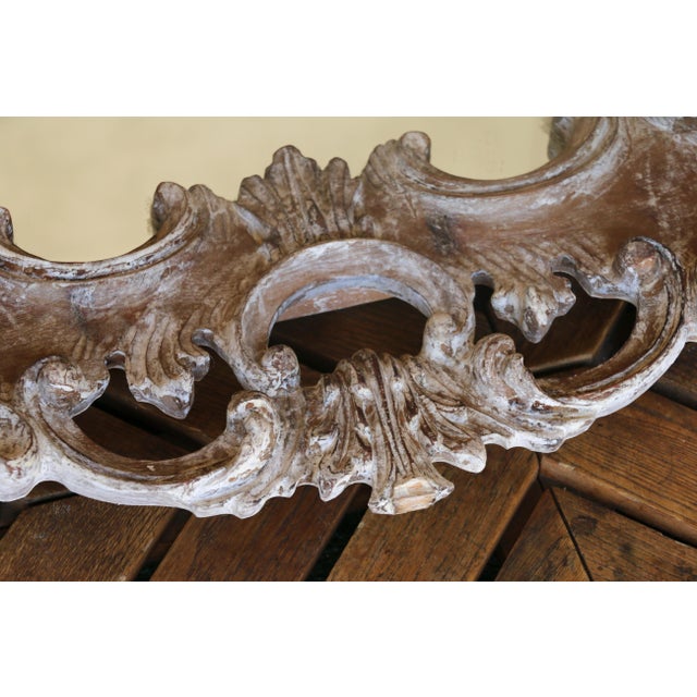 Vintage La Barge Italian Rococo Style Carved Wall Mirror, Circa 1970s For Sale - Image 11 of 18