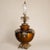Hollywood Regency 1960s Hollywood Regency Brown Glass Urn Table Lamp, Crystal Prisms, 32 Inch For Sale - Image 3 of 18