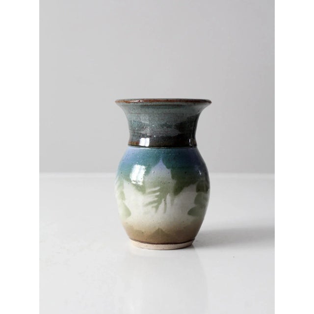 Vintage Studio Pottery Vase For Sale - Image 4 of 9