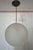 Vintage Pendant Lamp with White Marbled Spherical Glass Shade, 2000s For Sale - Image 6 of 7