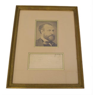 19th Century Photograph of French Composer Charles Gounod With Telegraph For Sale