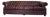 Chesterfield Four Seater Club Sofa in Oxblood For Sale