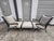 Mid-Century Modern Pair of Italian Maurizio Tepestini Wrought Iron Chairs and Ottoman For Sale - Image 3 of 14