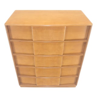 Solid Birch Blond Haywood- Wakefield 5 Drawers Chest of Drawers Dresser MINT! For Sale