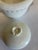 White 1960s Wedgwood Embossed English Ironstone Sugar Bowl For Sale - Image 8 of 9