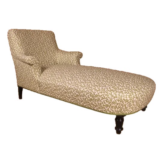 Napoleon III Chaise Lounge C. 1860 For Sale