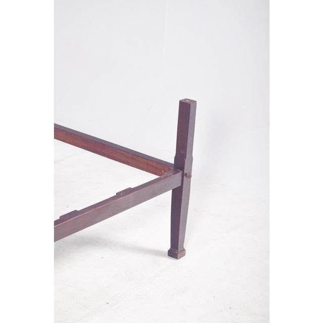 Wood Antique Portuguese Mahogany Bed, 1890 For Sale - Image 7 of 14