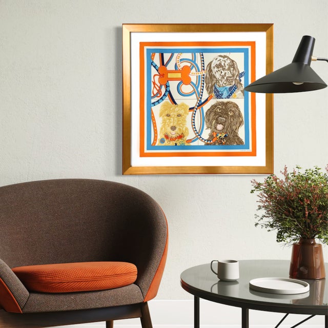 Vintage finds exclusively ours. Our framed vintage Hermès scarves are sustainably sourced, locally made with a history and...