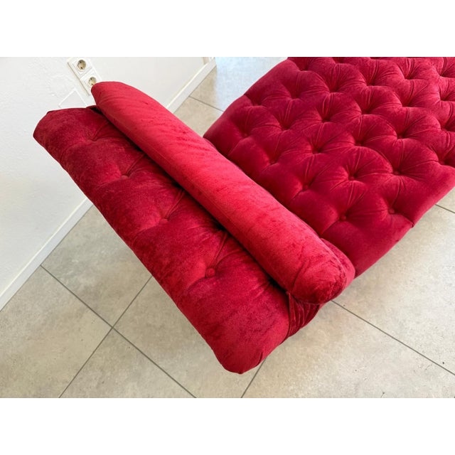 Vintage Chesterfield Chaise Lounge For Sale - Image 9 of 13