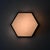 Bauhaus Pink Glass and Chrome Hexagonal Wall or Ceiling Lamp, Italy, 1930s For Sale - Image 4 of 14