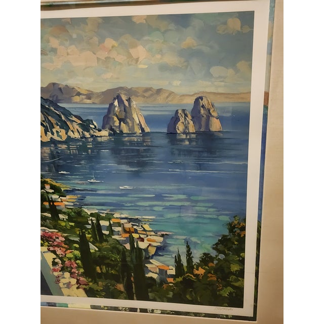 1990s Isle of Capri Serigrap Print by Howard Behrens For Sale - Image 10 of 16
