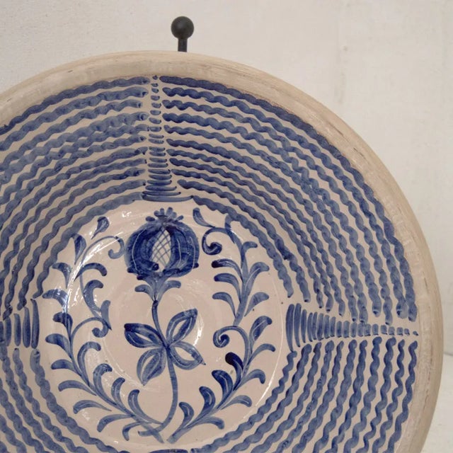 Ceramic Fajalauza Enamel Bowl Spain, 1950s For Sale - Image 7 of 9