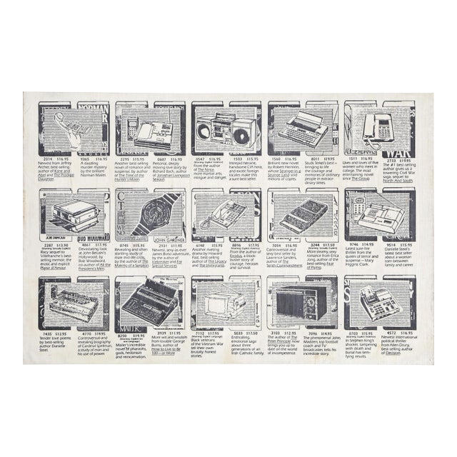 Field of Subsumed Use, Acrylic and Photocopy Collage on Canvas by Peter Nagy For Sale