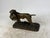 Brown Bronze Sculpture of a Hunting Dog with a Hare, Late 19th Century For Sale - Image 8 of 11