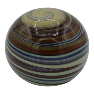Mid-19th Century Murano "Chalcedony Glass" Paperweight For Sale