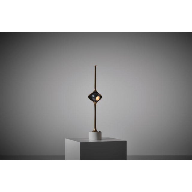 Cobra Table Lamp in Brass by Angelo Lelii for Arredoluce, Italy, 1962 For Sale - Image 10 of 15