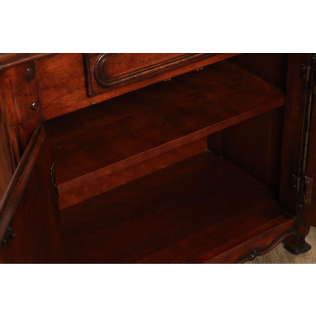 Wood Ralph Lauren French Louis XV Style Cherry Cabinet Server For Sale - Image 7 of 12