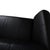322 2-Seater Sofa in Black Leather from Rolf Benz For Sale - Image 5 of 12