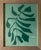2026 Contemporary Set of Nine Abstract Fern Paintings on Paper Framed in Walnut Frames by Artist r.k. Red For Sale - Image 10 of 11