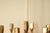 Mid-Century Modern Vintage Swedish Brass 7-Arm Candelabra from Gusum For Sale - Image 3 of 18