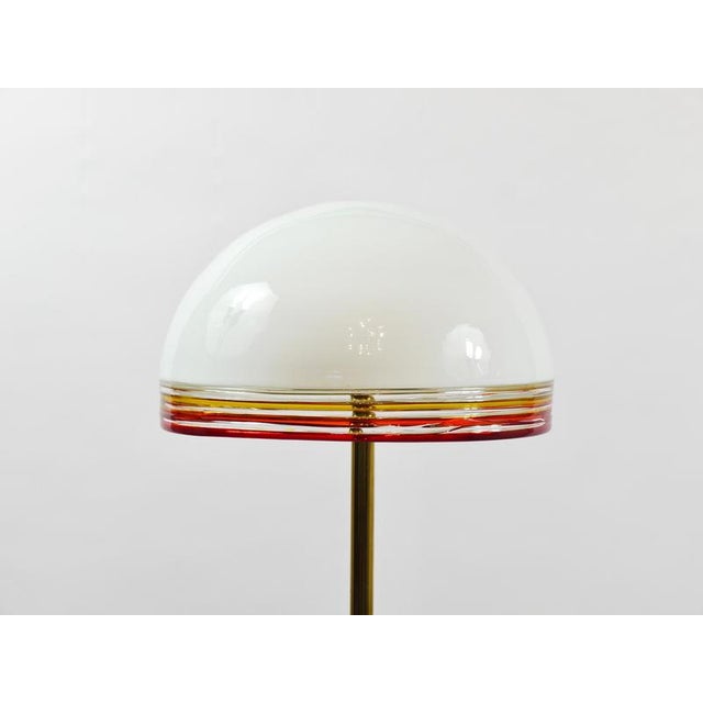 1970s Roberto Pamio Febo Floor Lamp in Marble, Brass & Murano Glass attributed to Leucos, Italy, 1970s For Sale - Image 5 of 18