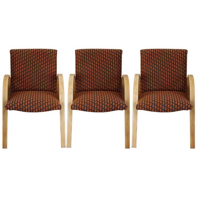 Vintage Bow Wood Armchair from Steiner, 1950s For Sale