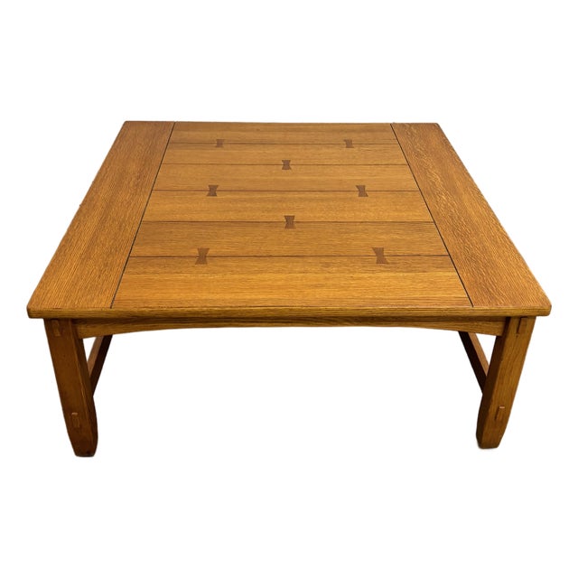 Vintage Lane Grove Park Collection Mission Arts and Crafts Style Coffee Table For Sale