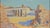 Late 19th century California impressionist mission landscape in original arts & crafts frame. Oil on board. Illegibly...