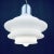 The amazing large mid-century opaline white hanging lamp was made in Italy in the 1960s. The slightest patina to give it...