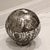 Mid-Century Modern Vintage Antique Mercury Glass Vase With Hand Painted Raised and Textured Gold Leaf Motif For Sale - Image 3 of 8