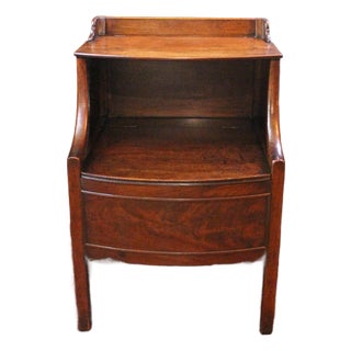 Late 18th Century Georgian Bedside Table Commode For Sale