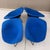 Royal Blue Set of Four Harry Bertoia Diamond Chairs for Knoll For Sale - Image 8 of 11