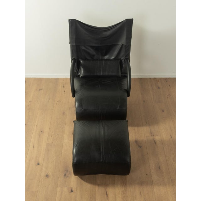 1980s Zen Chair and Ottoman by Claude Brisso for Ligne Roset, 1980s, Set of 2 For Sale - Image 5 of 7
