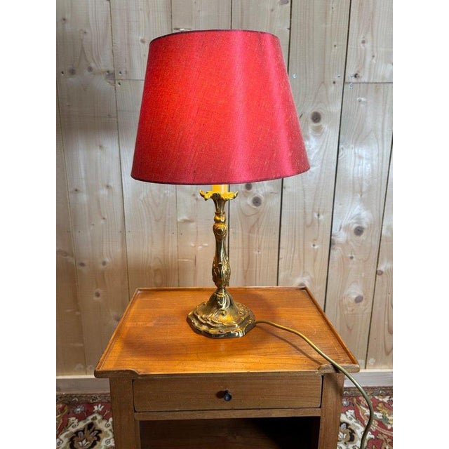 Louis XV Bronze Table Lamps, Set of 3 For Sale - Image 3 of 13