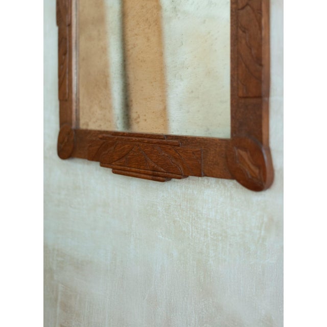 Mirror with Wooden Frame, Early 1900s For Sale - Image 4 of 6