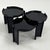 Black Nesting Tables by Giotto Stoppino for Kartell, 1970s, Set of 3 For Sale - Image 9 of 12