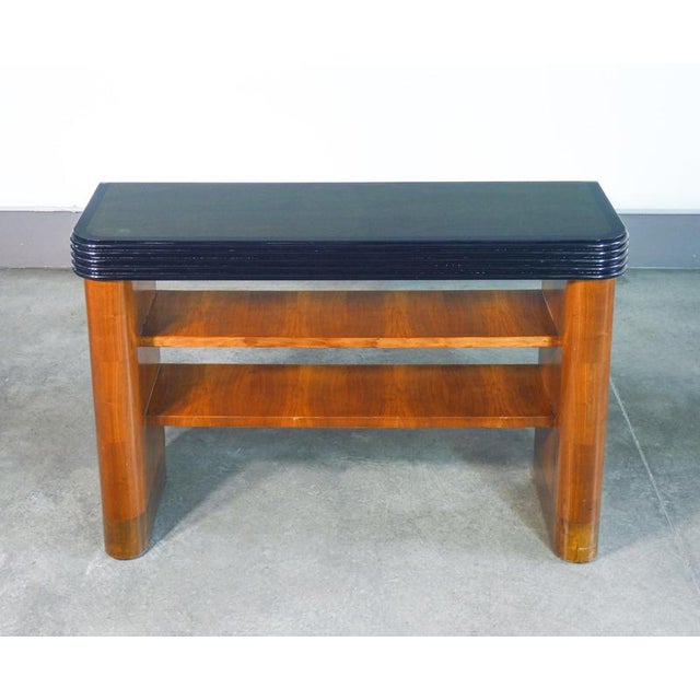 Italian Art Deco Wooden Console Table, 1930s For Sale - Image 15 of 18