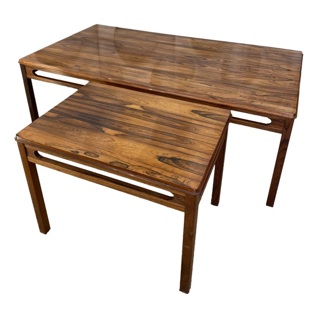 Vintage Coffee Tables by Rasmus Solber for S Mobler, 1960s, Set of 2 For Sale