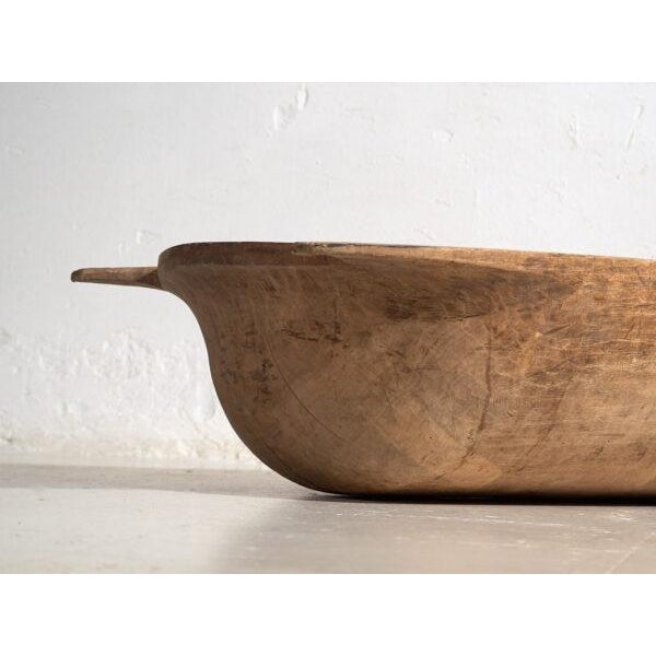 Antique Carved Wooden Bowl For Sale - Image 4 of 9