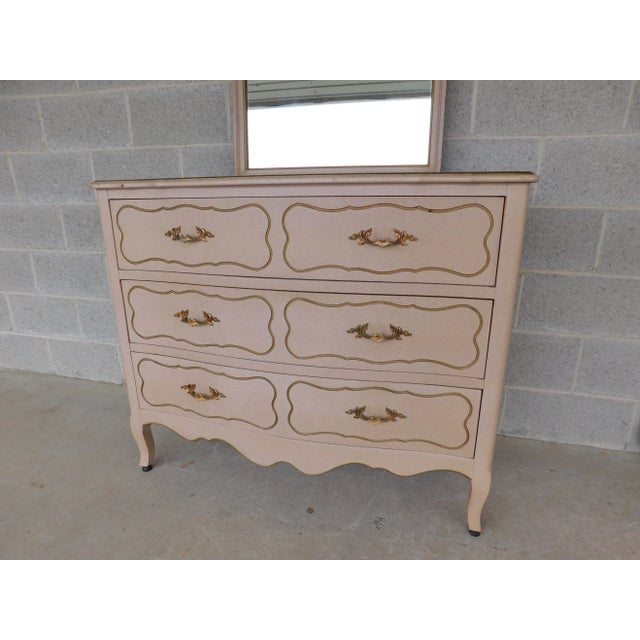 Features Quality Constructed, 3 Dovetailed Drawers, with Hanging Mirror, approx 70 years old Good Vintage Condition,...